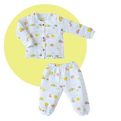 Zoo Babbles - Unisex full sleeve and pant (0 -3 years) NEW