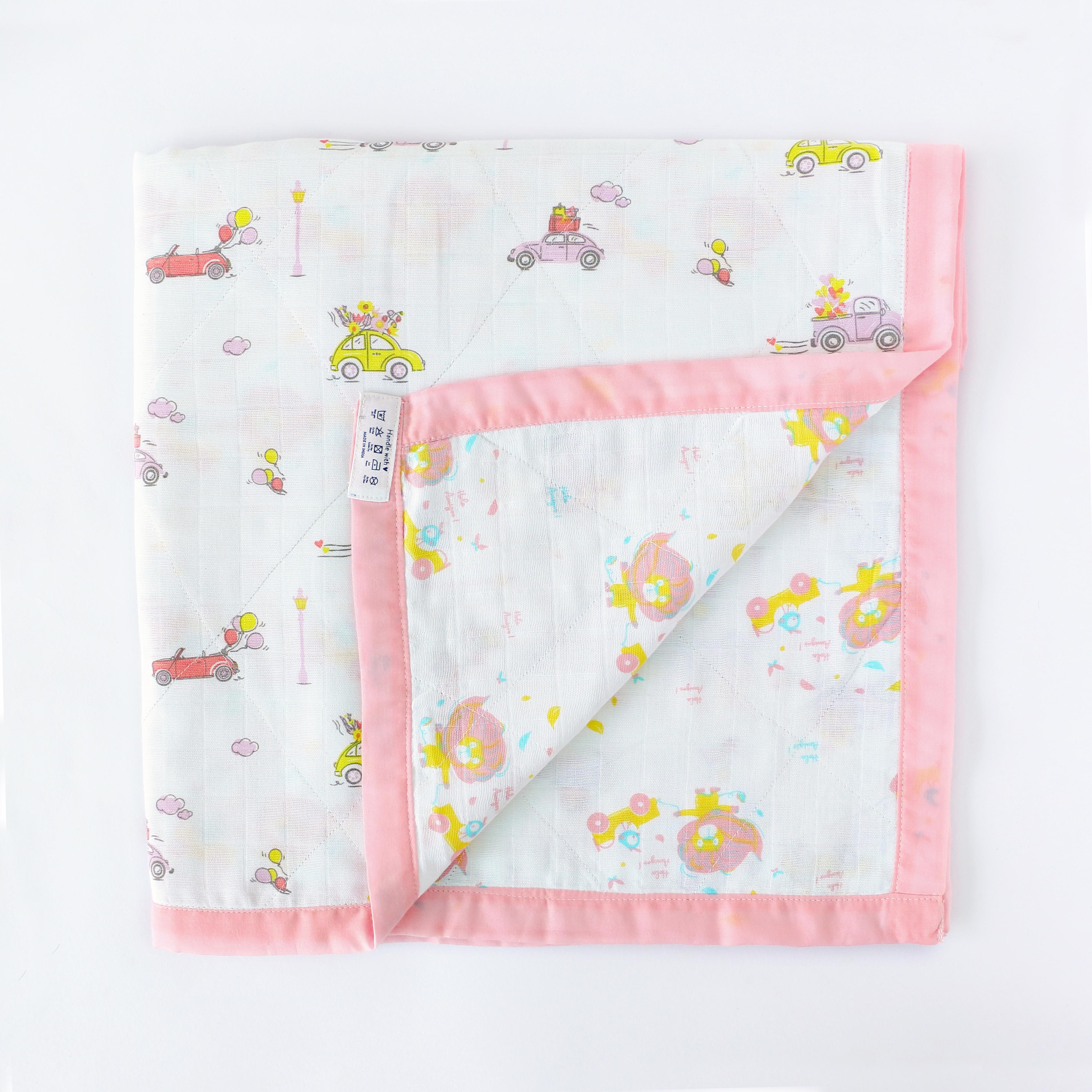 Lion and Bird in the wind & Loads Of Love - Reversible Blanket - 4 layered