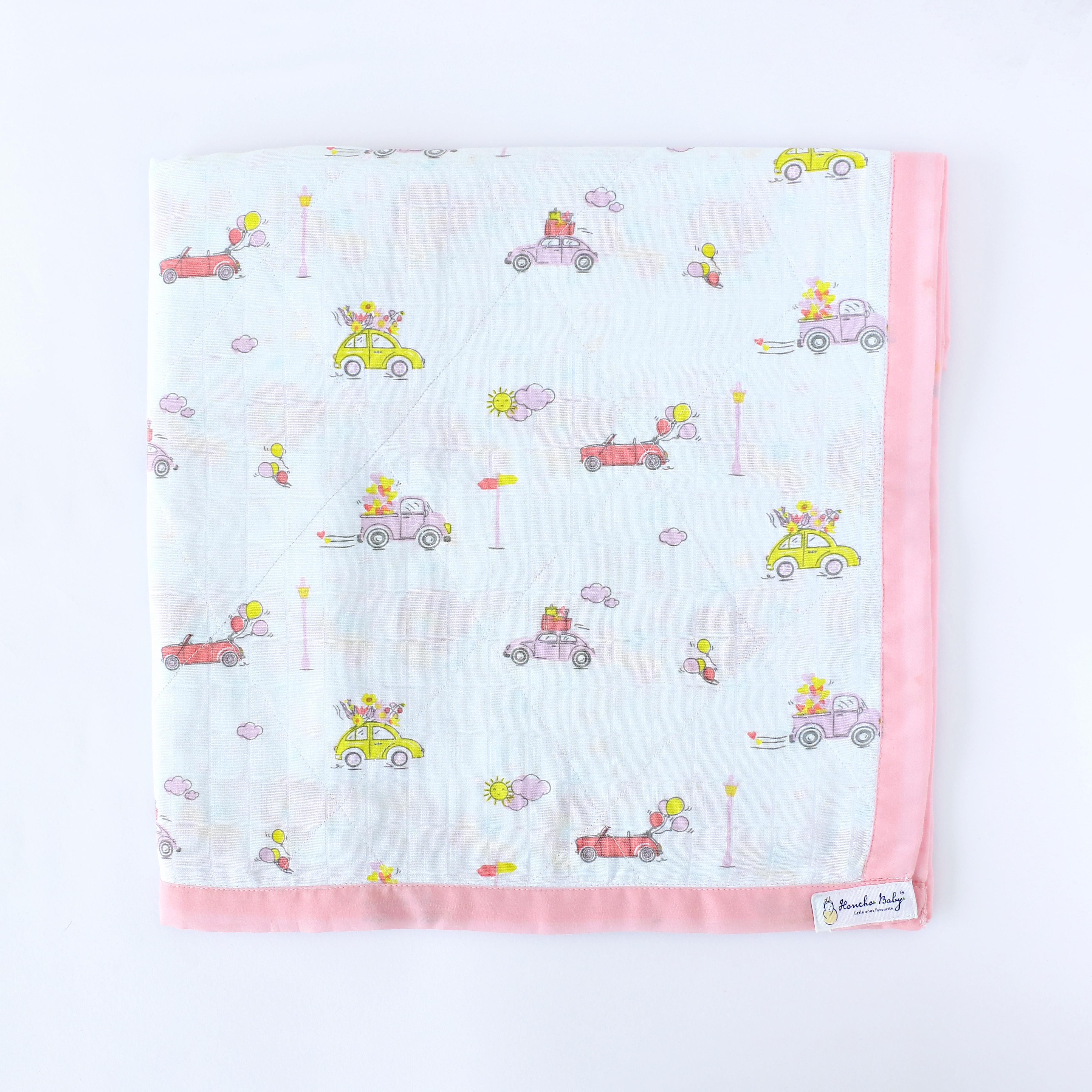 Lion and Bird in the wind & Loads Of Love - Reversible Blanket - 4 layered