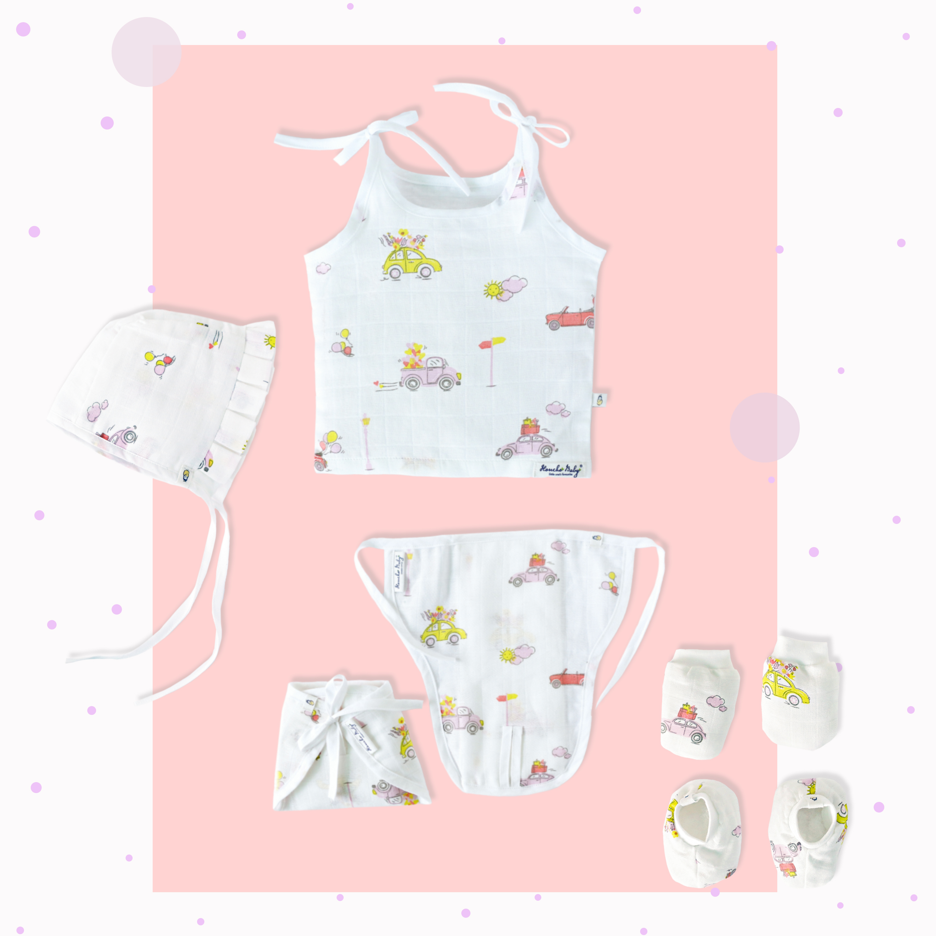 Baby essential clothing bundle - 5 piece set - Loads Of Love