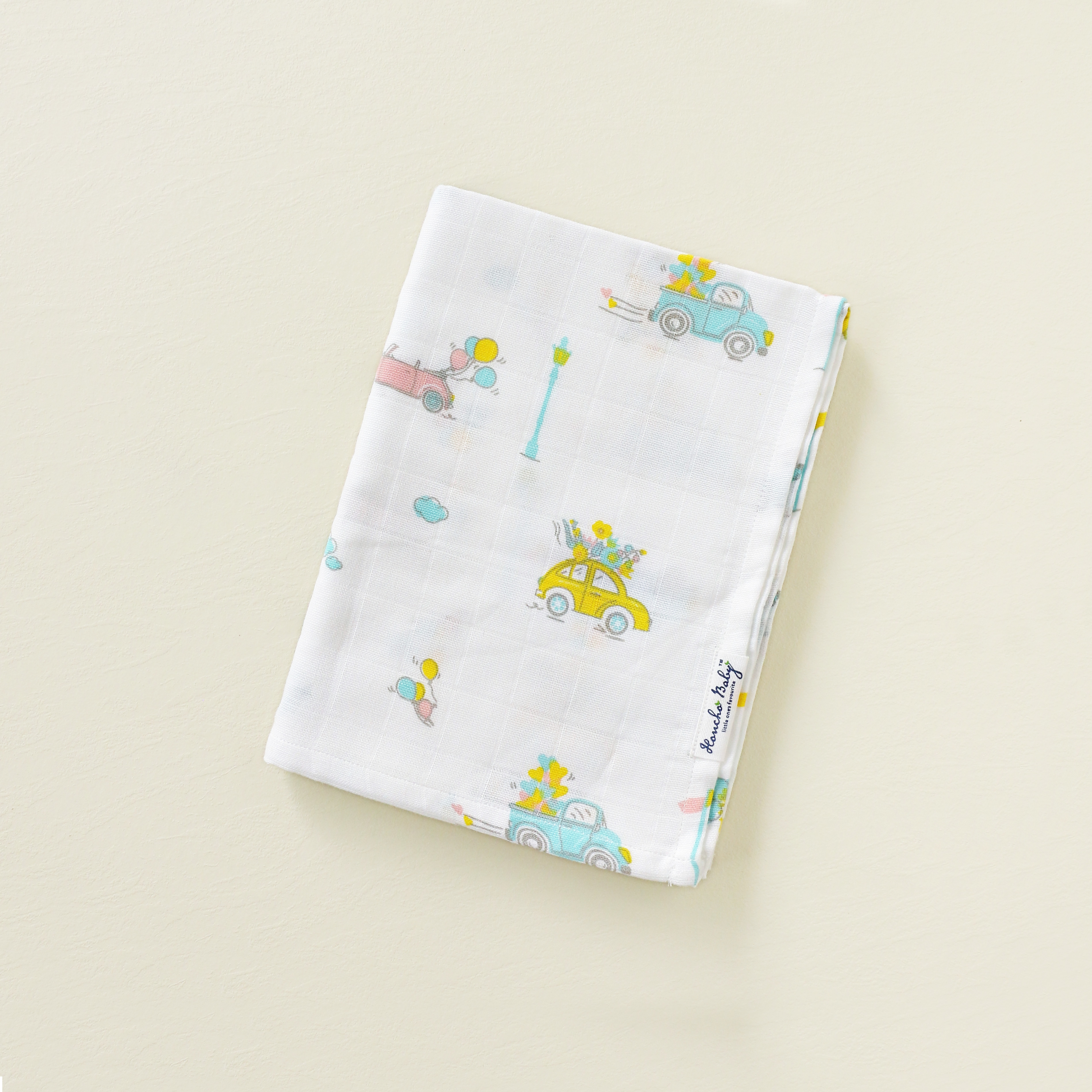 Muslin Cotton Baby Towel - ( 65 X 90 cms )