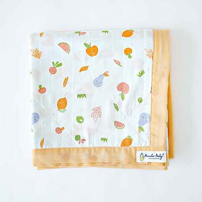 Tropical Tango & Zoo Babbles - Reversible Blanket/Quilt (4 layered) NEW