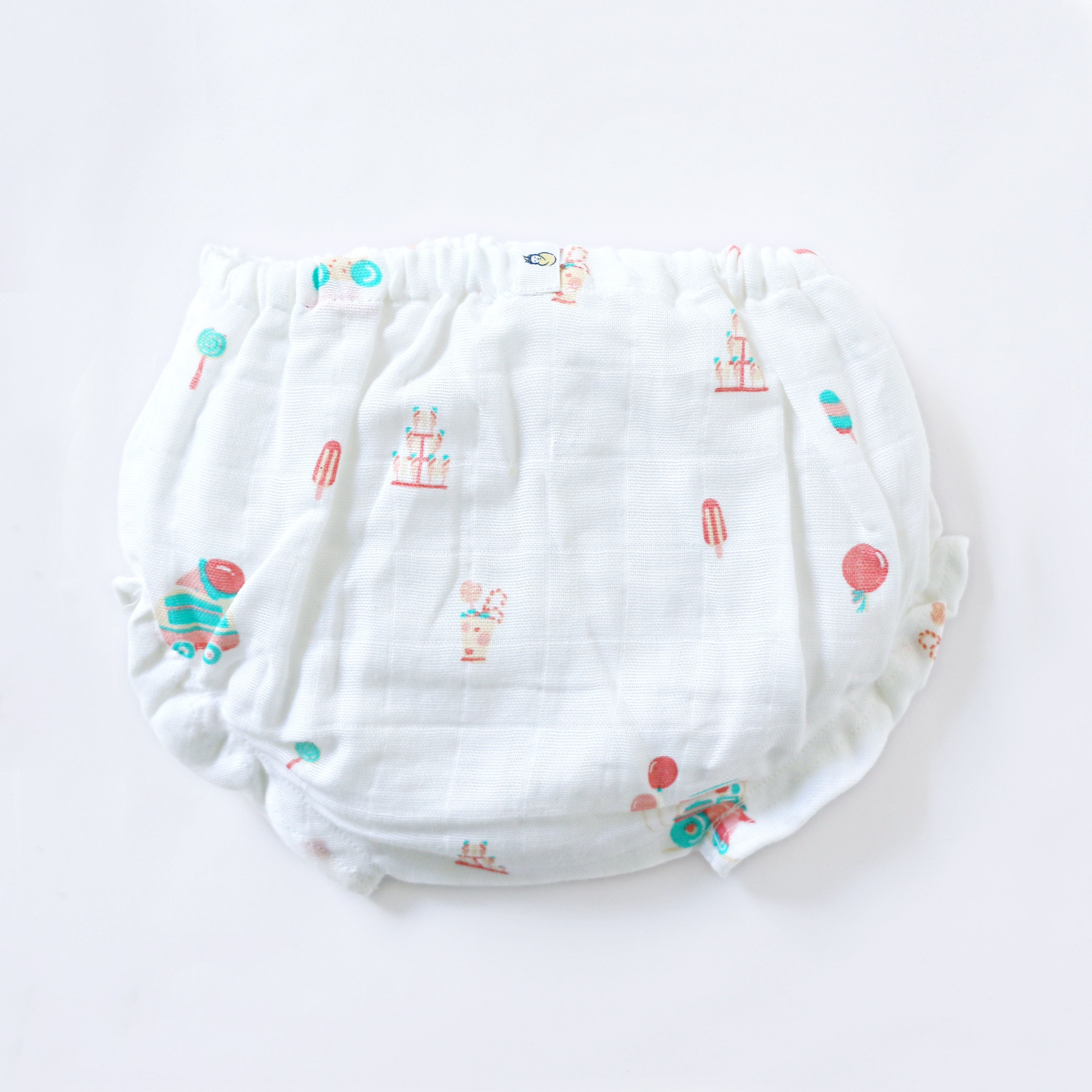 Muslin Baby Frock and Bloomers Set ( 0 to 3 years ) - pack of 1