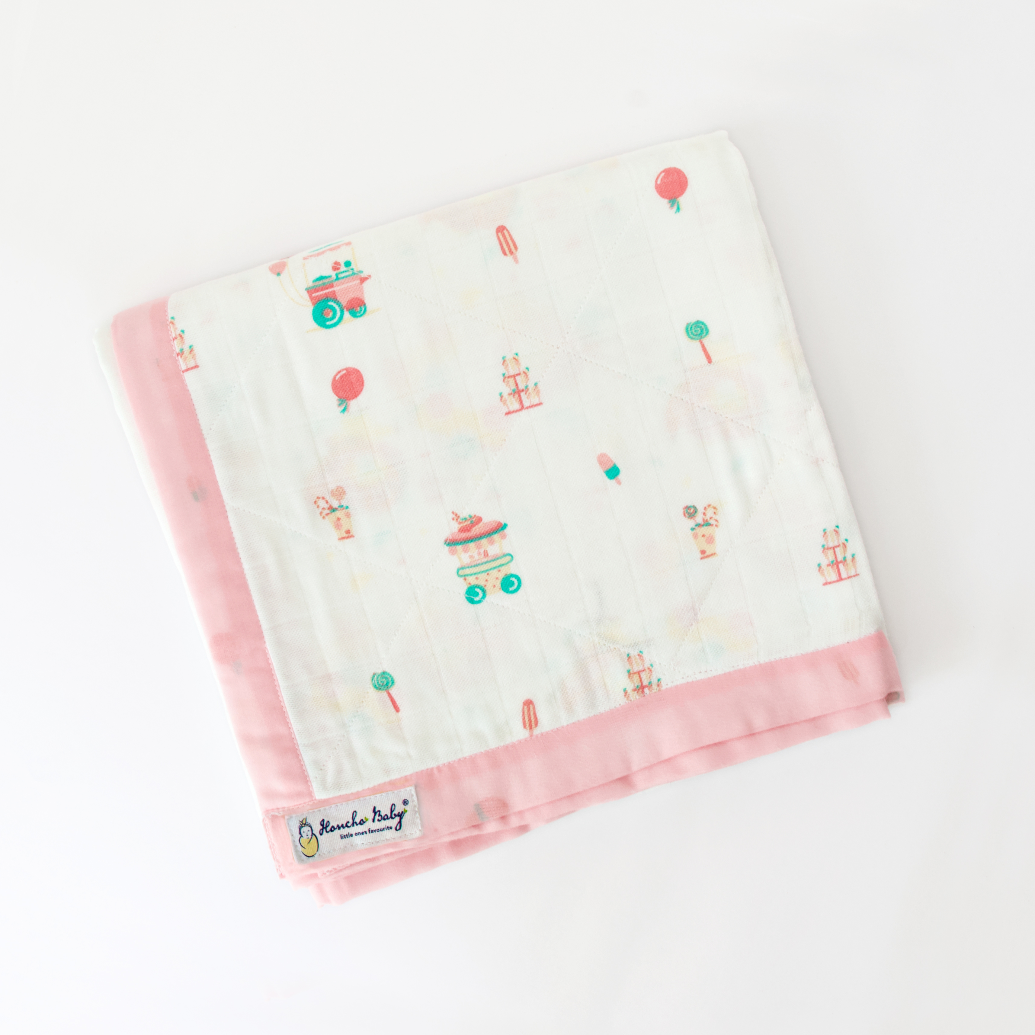 Lion and Bird in the wind & I hear the Ice Cream truck! - Reversible Blanket - 4 layered