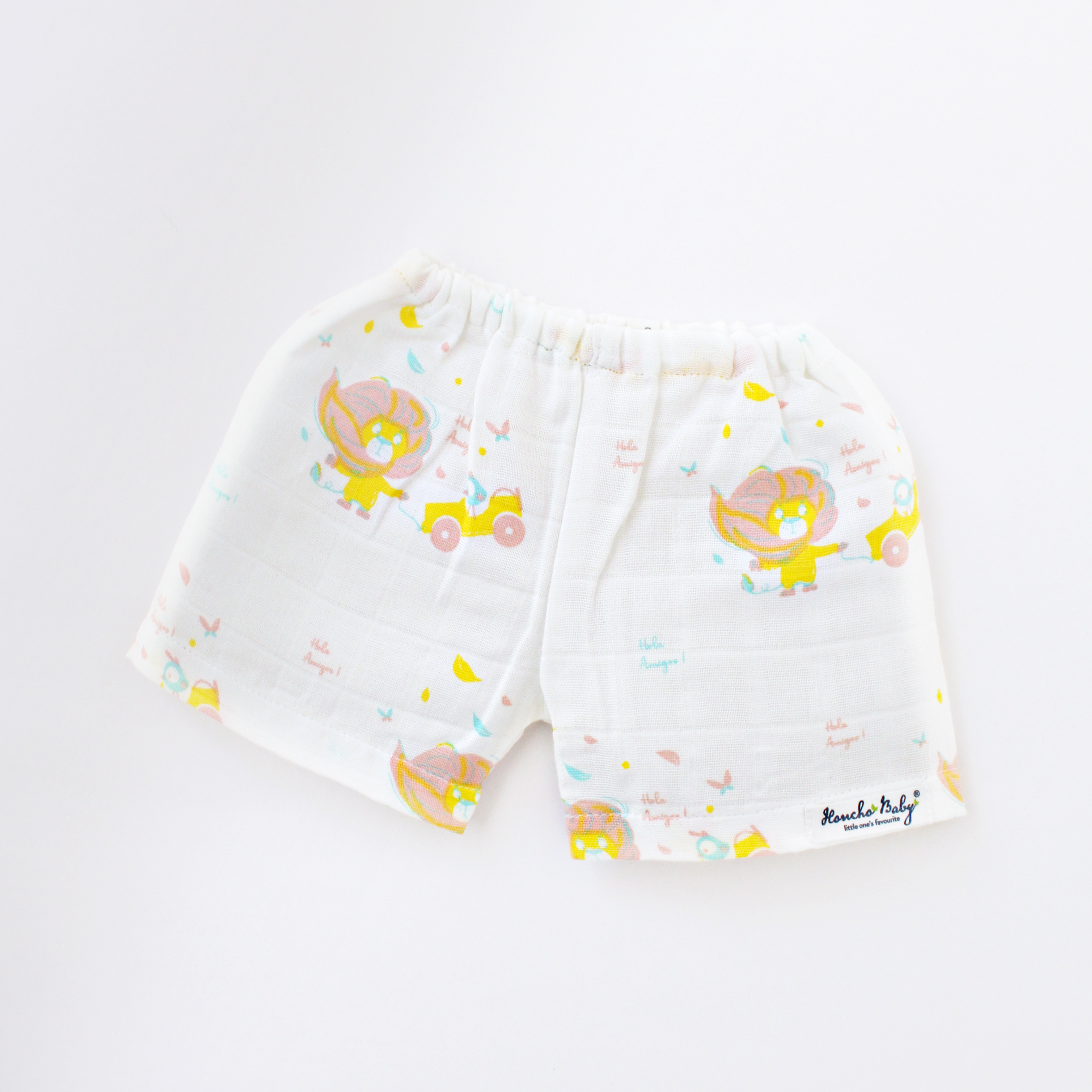 Muslin Unisex Shorts- Daily Wear (0 - 3 years) Assorted Pack of 3 - NEW