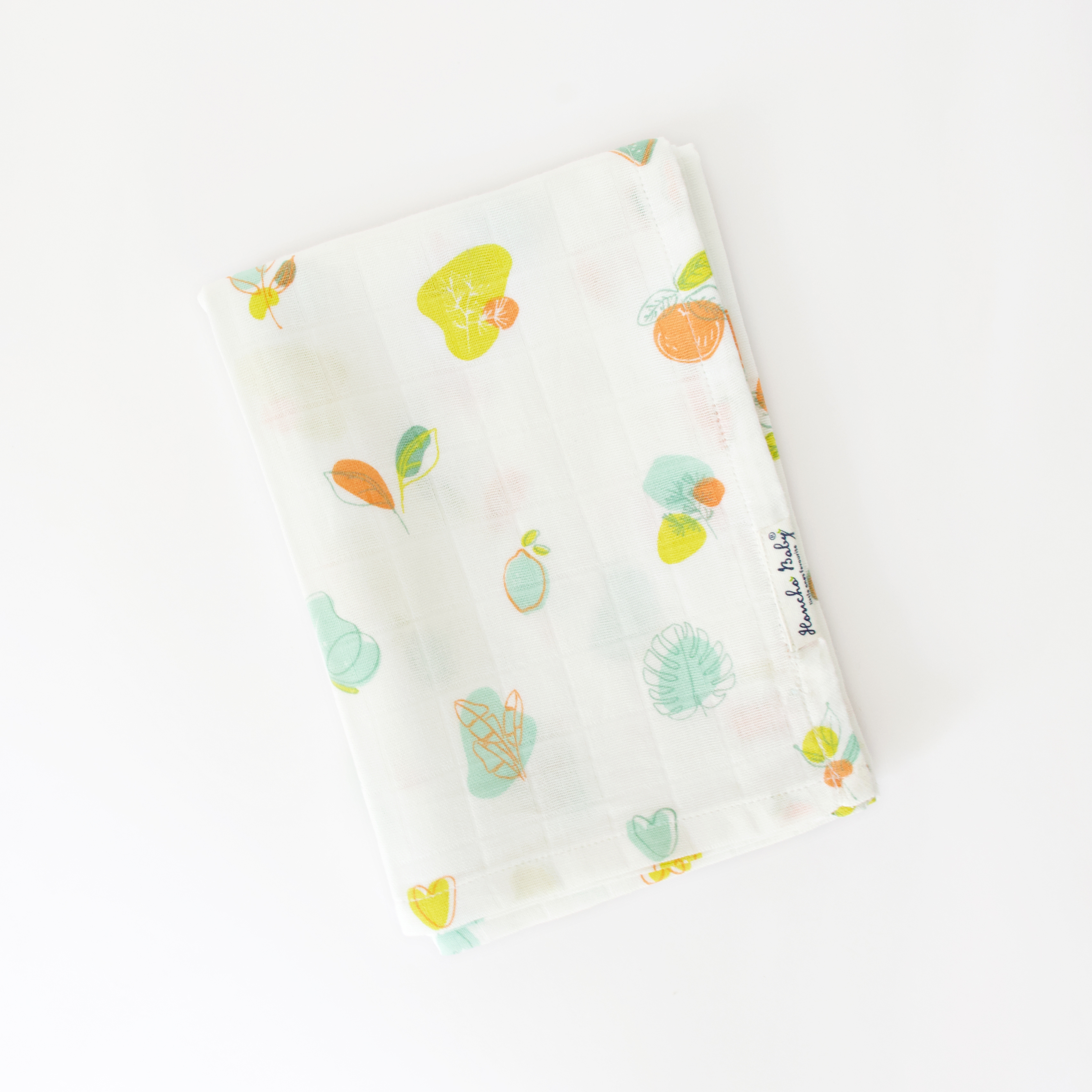 Tropical Magic - Muslin 100 % Cotton Baby Towel (65 X 90 cms) 1 pack