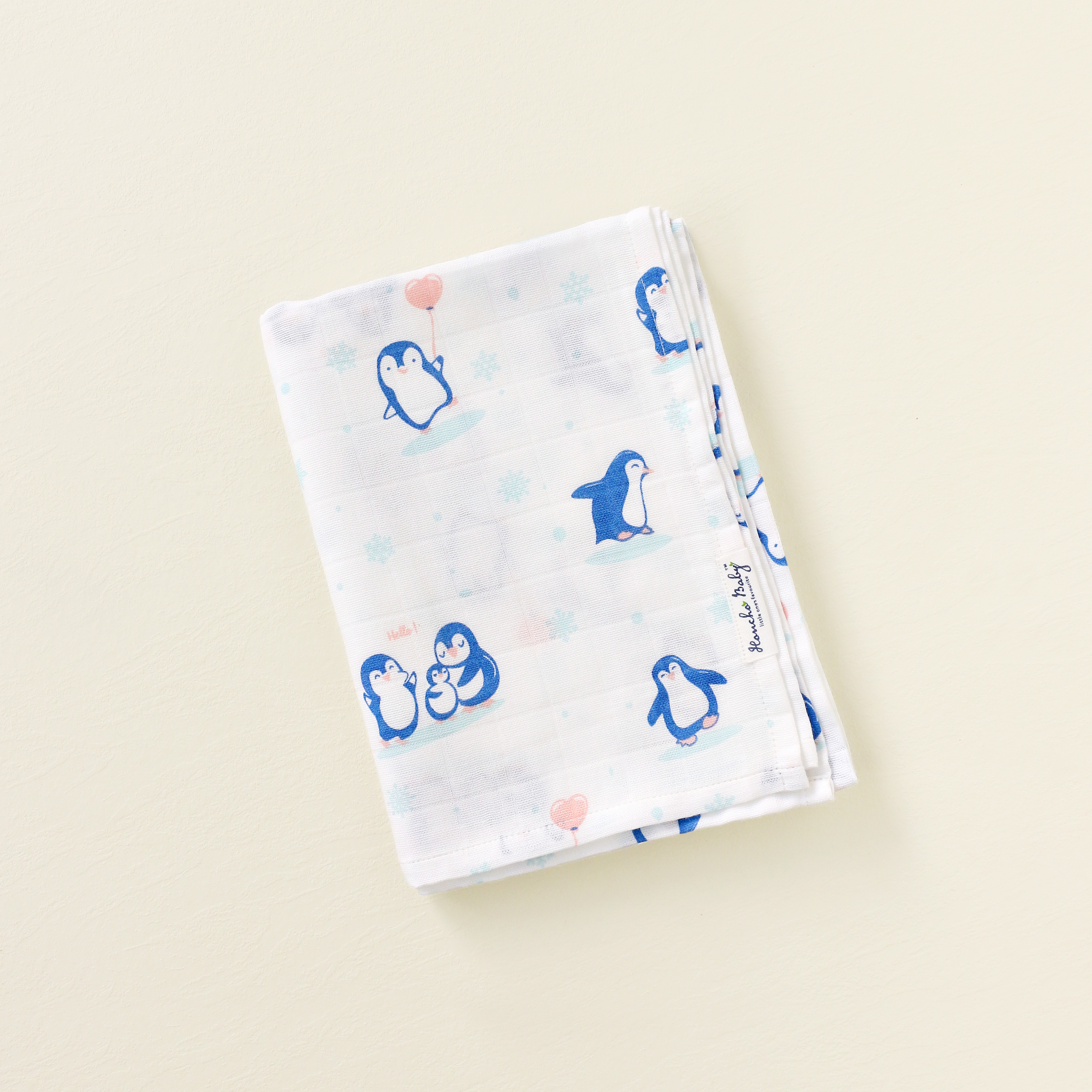 Muslin Organic Cotton Baby Towel - ( 65 X 90 cms ) - New - 1 pack