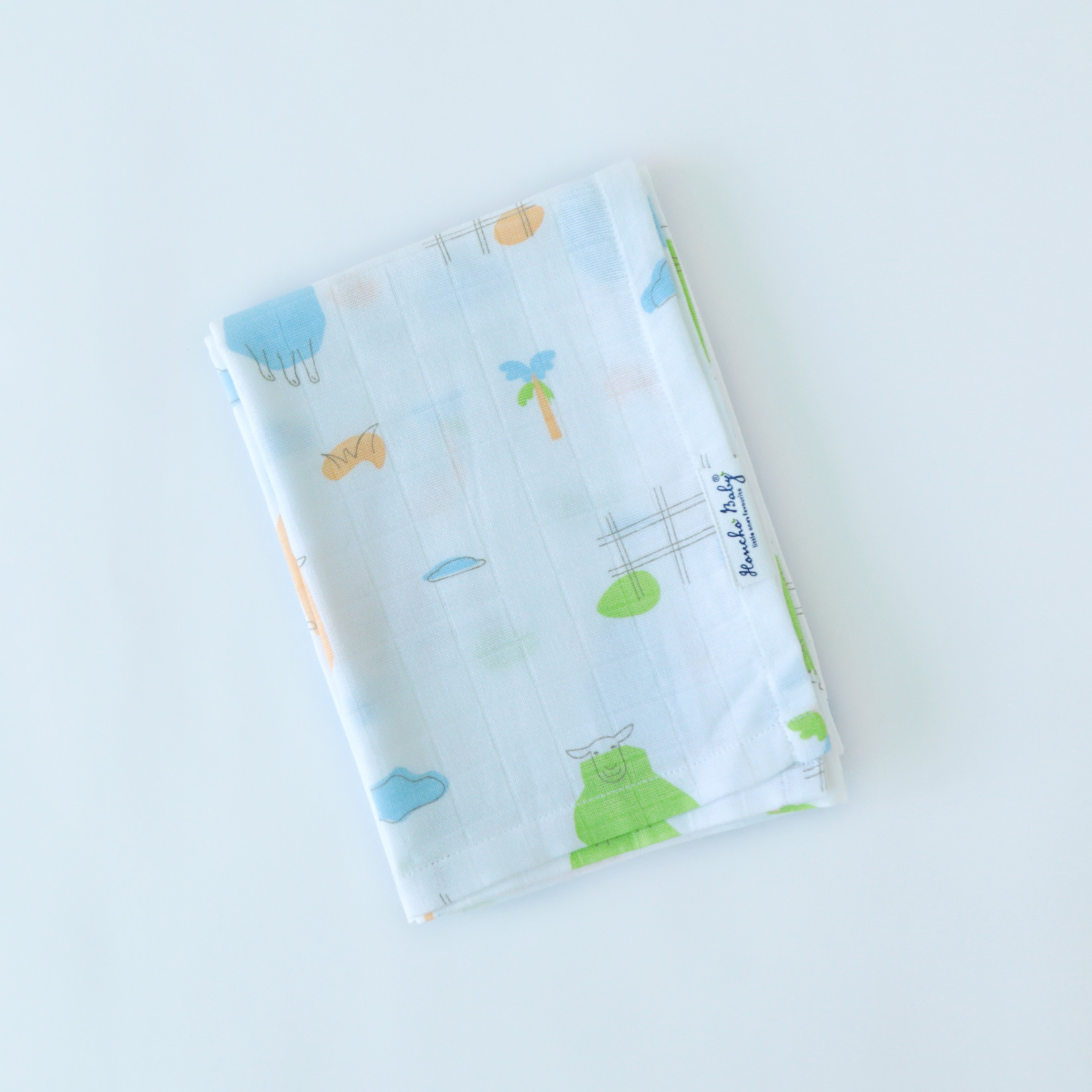 NEW Woolly Wonderland - Muslin 100% Cotton Baby Towel (65 X 90 cms) 1 pack