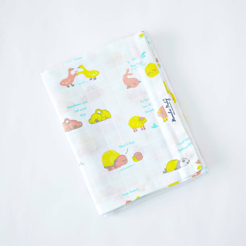 Safari Whispers - Muslin Cotton Baby Towel (65 X 90 cms) 1 pack NEW